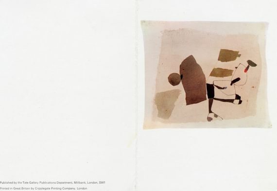 Undated Christmas card from Barbara Hepworth to Benjamin Britten and Peter Pears