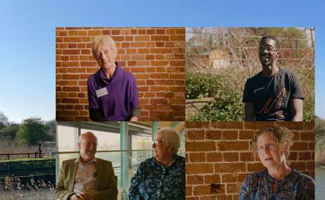 Pictured above, clockwise from top left: Gillian (Front of House), Tom (Stage Technician), Angie (Producer), Catherine and Allan (Front of House). Images from interviews shot by Liv Penny, co-produced by Joanna Ward and Sofi Nowell. 