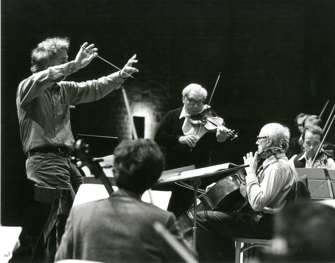 Steuart Bedford, Rostropovich and Isaac Stern