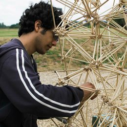 A Hesse student making art in the Aldeburgh Festival