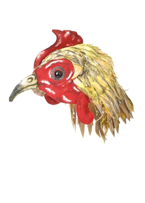 Hen headdress for Noye's Fludde