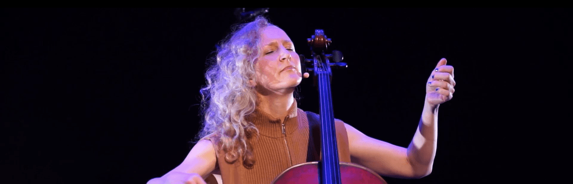 Anna Helena Mc Lean with string instrument