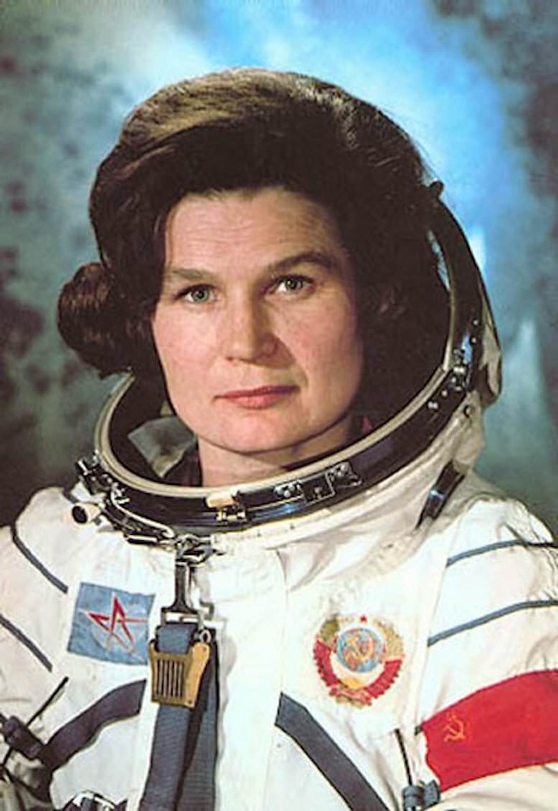 Valentina tereshkova in a space suit