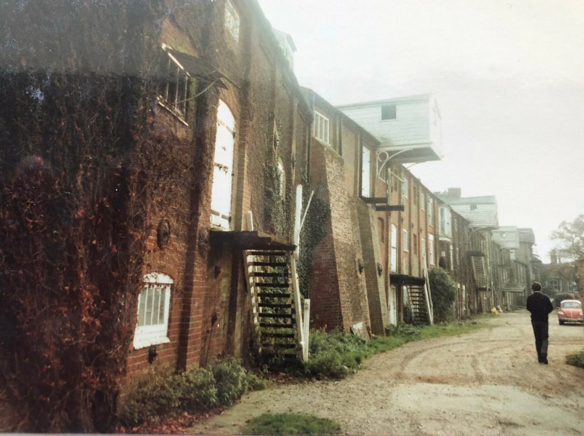 An old picture of Snape Maltings