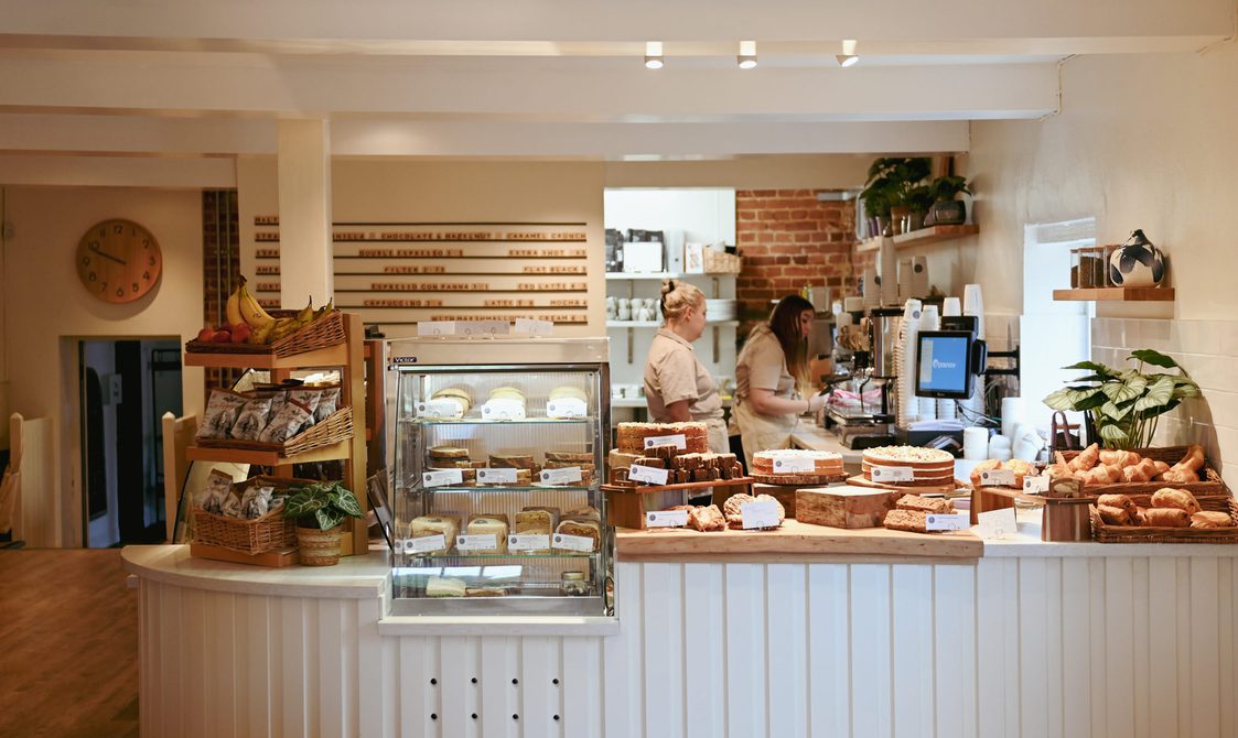 Interior of Malt Cafe