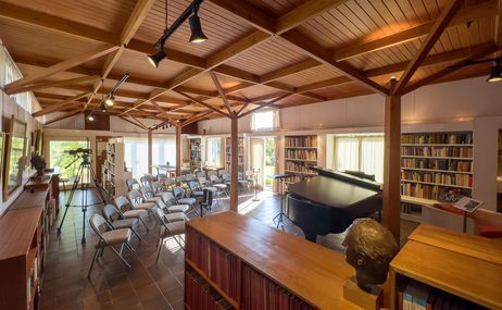 The Library at The Red House.