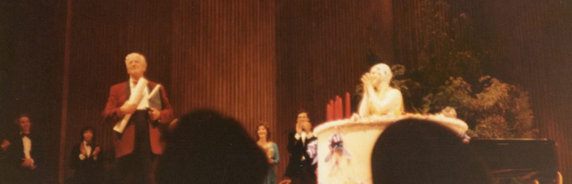 Pears and friends at his Birthday Gala Concert at Snape Maltings